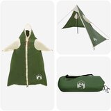  2-u-1 Kišni Pončo s Kapuljačom Zelena 262 x 126 x 130 cm | shoptok.hr