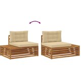  Set vanjskih sofa s jastukom 13 Komad Prirodna i bež | shoptok.hr