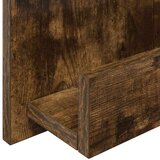  Polica za časopise s policom Dimljeni hrast 51 x 11 x 102 cm | shoptok.hr