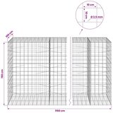  Gabion s žicom debljine 3 5 mm i mrežom 10x10 cm - 100 cm 150 cm 1150 cm | shoptok.hr