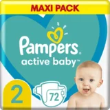Pampers Active Baby Size 2 jednokratne pelene 4-8 kg 72 kom