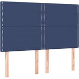  Krevet s oprugama i madracem plavi 140 x 190 cm od tkanine | shoptok.hr
