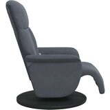  Krevetna stolica za masažu Tamno siva 91 x 71 x 105.5 cm Baršun | shoptok.hr
