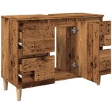vidaXL Ormarić za umivaonik boja drva 80x33x60 cm konstruirano drvo | shoptok.hr