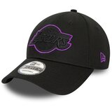 New Era Pamučna kapa sa šiltom boja: crna, s aplikacijom, LOS ANGELES LAKERS Cijene