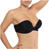Bye Bra Gala A - skrit push-up modrček (črna) | Shoptok.si