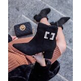 Resti Black women's low stiletto boots Masemart | ePonuda.com