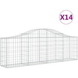  Lučne gabionske košare 14 kom 200x30x60/80 cm pocinčano željezo | Eponuda.com