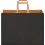  Papirnate vrećice 250 kom s ručkama crne 32x17x25 cm | shoptok.hr