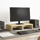 vidaXL Stojalo za monitor sonoma hrast 50x27x10 cm inženirski les Cene