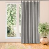  Curtain VILA color gray style classic 10cm tab tops velvet 400x300 HOMEDE | shoptok.hr