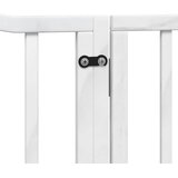  Vrata za pse s vratašcima 12 panela sklopiva 960 cm drvo topole Bijela 80 x 90 x 2 cm | shoptok.hr