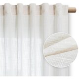Restilo Kremno bela zavesa 140x270 cm Valeta – u