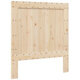  Okvir kreveta s uzglavljem 90 x 200 cm od masivne borovine | shoptok.hr