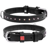 Wau dog ogrlica glamour crystal crna 20mm/30-39cm Cene