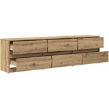 TV Jedinice Zidne 2 pcs Umjetnički hrast 180 x 34 x 50 cm | shoptok.hr