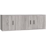  2-dijelni set TV ormarića boja hrasta sonome konstruirano drvo Siva | shoptok.hr