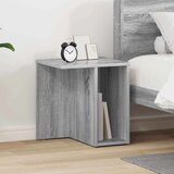 Stranska miza Siva Sonoma 37 x 32 x 40 cm Konstruiran les, (5000201703) | Shoptok.si