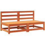 Vrtne sofe bez naslona za ruke 2 kom smeđe 70x70x67cm borovina | shoptok.hr