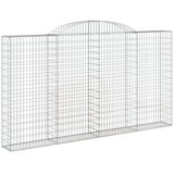  Lučne gabionske košare 3 kom 300x30x160/180cm pocinčano željezo | shoptok.hr