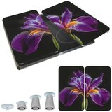 Wenko Zaštitni poklopci za štednjak u setu od kaljenog stakla 2 kom 52x30 cm Iris – | shoptok.hr