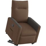  Naslonjač na podizanje od tkanine smeđi | shoptok.hr