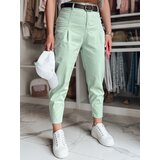 DStreet Spodnie damskie chinosy CHINOSKA miętowe | Shoptok.si