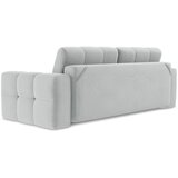 Makamii Svijetlo siva sklopiva sofa od bouclé tkanine 255 cm Milu – | shoptok.hr