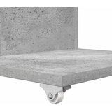  Bocni stol Betonski sivi 40 x 35 x 60 cm Konstruirano drvo | shoptok.hr
