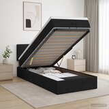  Podesivi krevet s madracem Crna 90 x 190 cm Tkanina | shoptok.hr