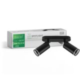 Greentech SPOT LAMPA 2XGU10 CRNA Cene