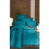 Set posteljine s plahtom Satin Simply Blue