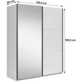 MID.YOU omara z drsnimi vrati, hrast wotan | Shoptok.si