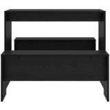  Blagovaonski set 2 pcs Crni hrast Konstruirano drvo | shoptok.hr