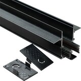 Mitea Lighting Šina za Magnetnu Rasvetu, 2m, 12mm Slim Ugradna, 48V, LED, Crna Cene