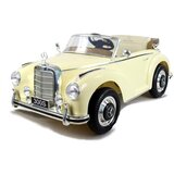 Lean_Toys Otroški avto na akumulator Mercedes Benz 300S RETRO 12V Bež | Shoptok.si