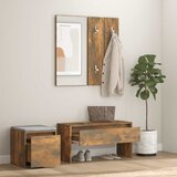  Set namještaja za hodnik boja hrasta konstruirano drvo | shoptok.hr