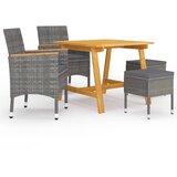  5-dijelni vrtni blagovaonski set sivi | Eponuda.com