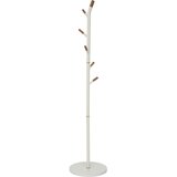 5five Stalak za kapute TALO 175,5x40 cm bela/braon | Eponuda.com