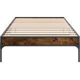  Krevetna konstrukcija Dimni hrast 80 x 200 cm Konstruirano drvo | shoptok.hr