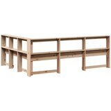  Polica za knjige uzglavlje L-oblika 140 cm borovine | shoptok.hr