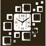  Zidni samoljepljivi sat SQ-23945 - Srebrna KP23945 Cene