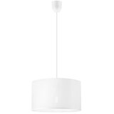 Luster na sajli SIRJA PLISADO 1xE27/15W/230V prečnik 35 cm bela | Eponuda.com