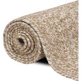 vidaXL Preproga Naravna in bela 60 x 110 cm Juta | Shoptok.si
