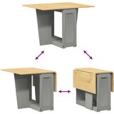  Sklopivi blagovaonski stol Corona voštano sivi od borovine | shoptok.hr