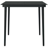  3-dijelni vrtni blagovaonski set crni | shoptok.hr