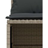  4-dijelni set vrtnih sofa s jastucima svijetlosivi poliratan | shoptok.hr