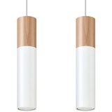  Sollux SL.0629 - Luster na sajli PABLO 2xGU10/40W/230V bela | Eponuda.com