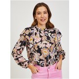 Orsay Black Women's Patterned Blouse - Ladies | Shoptok.si