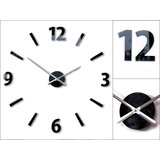  Stenske ure KLAUS BLACK HMCNH061-black (moderna stenska ura) | Shoptok.si